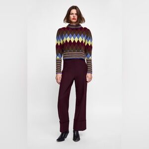 (#93)ZARA Argyle Sweater